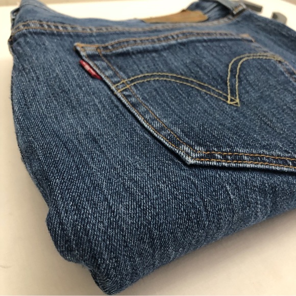 LEVIS 501CT Sz 32 Button Fly Jeans - Picture 2 of 14